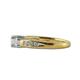 4 - Steffi Round AGS Certified Diamond Three Stone Engagement Ring 
