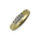 3 - Zoila Round AGS Certified Diamond Three Stone Engagement Ring 0.50 ctw 