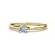 1 - Livana Round IGI Certified Lab Grown Diamond 0.75 ct Solitaire Engagement Ring 