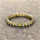 2 - Arria 2.40 mm Citrine and Lab Grown Diamond Eternity Band 
