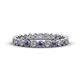 1 - Arria 2.40 mm Iolite and Lab Grown Diamond Eternity Band 