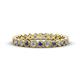 1 - Arria 2.40 mm Iolite and Lab Grown Diamond Eternity Band 