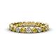 1 - Arria 2.70 mm Citrine and Lab Grown Diamond Eternity Band 