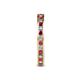 5 - Celina 2.00 mm Round Ruby and Lab Grown Diamond Eternity Band 