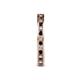 5 - Celina 2.00 mm Round Red Garnet and Lab Grown Diamond Eternity Band 