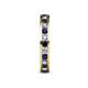 5 - Celina 2.40 mm Round Blue Sapphire and Lab Grown Diamond Eternity Band 