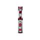 5 - Celina 2.70 mm Round Ruby and Lab Grown Diamond Eternity Band 
