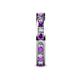 5 - Celina 2.70 mm Round Amethyst and Lab Grown Diamond Eternity Band 