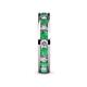 5 - Celina 3.00 mm Round Emerald and Lab Grown Diamond Eternity Band 