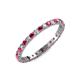 3 - Audrey 2.00 mm Ruby and Diamond Eternity Band 