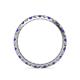 4 - Audrey 2.00 mm Iolite and Diamond Eternity Band 