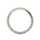4 - Audrey 2.00 mm Yellow and White Diamond Eternity Band 