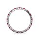 4 - Audrey 2.00 mm Ruby and Diamond Eternity Band 