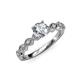 3 - Amaira Lab Grown and Mined Diamond Engagement Ring 