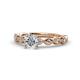 1 - Amaira Lab Grown and Mined Diamond Engagement Ring 