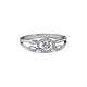 2 - Natalie Lab Grown and Mined Diamond Promise Ring 