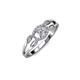 3 - Natalie Lab Grown and Mined Diamond Promise Ring 