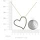 5 - Avery Lab Grown Diamond Heart Pendant 