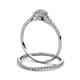 3 - Avira Prima Round Diamond Halo Bridal Set Ring 