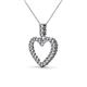 3 - Zylah Lab Grown Diamond Heart Pendant 
