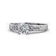 1 - Merlyn Classic Lab Grown and Mined Diamond Engagement Ring 