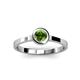 3 - Natare Green Garnet Solitaire Ring 