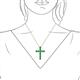 3 - Amen Emerald Cross Pendant 
