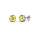 1 - Carys Yellow Sapphire (3.2mm) Solitaire Stud Earrings 