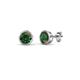 1 - Carys Lab Created Alexandrite (3.2mm) Solitaire Stud Earrings 