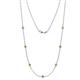 1 - Salina (7 Stn/3.4mm) Yellow Diamond on Cable Necklace 