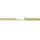 2 - Leslie 2.40 mm Yellow and White Diamond Eternity Tennis Bracelet 