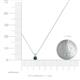 3 - Jassiel 3.00 mm Round Lab Created Alexandrite Double Bail Solitaire Pendant Necklace