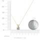3 - Jassiel 5.00 mm Round Lab Grown Diamond Double Bail Solitaire Pendant Necklace 