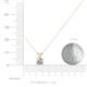 3 - Jassiel 5.50 mm Round Lab Grown Diamond Double Bail Solitaire Pendant Necklace 