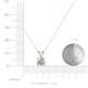 3 - Jassiel 6.50 mm Round Lab Grown Diamond Double Bail Solitaire Pendant Necklace 
