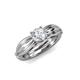 4 - Kayla Signature Diamond Solitaire Plus Engagement Ring 