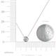 3 - Arela 3.80 mm Round Lab Grown Diamond Donut Bezel Solitaire Pendant Necklace 