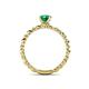 5 - Viona Signature Emerald Solitaire Engagement Ring 
