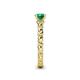 6 - Viona Signature Emerald Solitaire Engagement Ring 