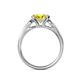5 - Alana Signature Yellow and White Diamond Engagement Ring 
