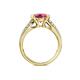 5 - Alair Signature Pink Tourmaline and Diamond Engagement Ring 