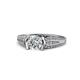 1 - Alair Signature Round Diamond Engagement Ring 