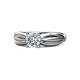 1 - Kayla Signature Diamond Solitaire Plus Engagement Ring 