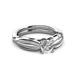 2 - Kayla Signature Diamond Solitaire Plus Engagement Ring 