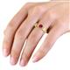 7 - Kayla Signature Ruby and Diamond Solitaire Plus Engagement Ring 