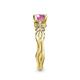6 - Carina Signature Pink Sapphire and Diamond Engagement Ring 
