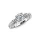 3 - Carina Signature Round Diamond Engagement Ring 