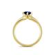 5 - Neve Signature Blue Sapphire 4 Prong Solitaire Engagement Ring 