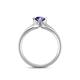 5 - Neve Signature Iolite 4 Prong Solitaire Engagement Ring 