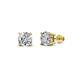 1 - Alina Round Diamond 1/3 ctw (SI1/GH) Four Prongs Solitaire Stud Earrings 